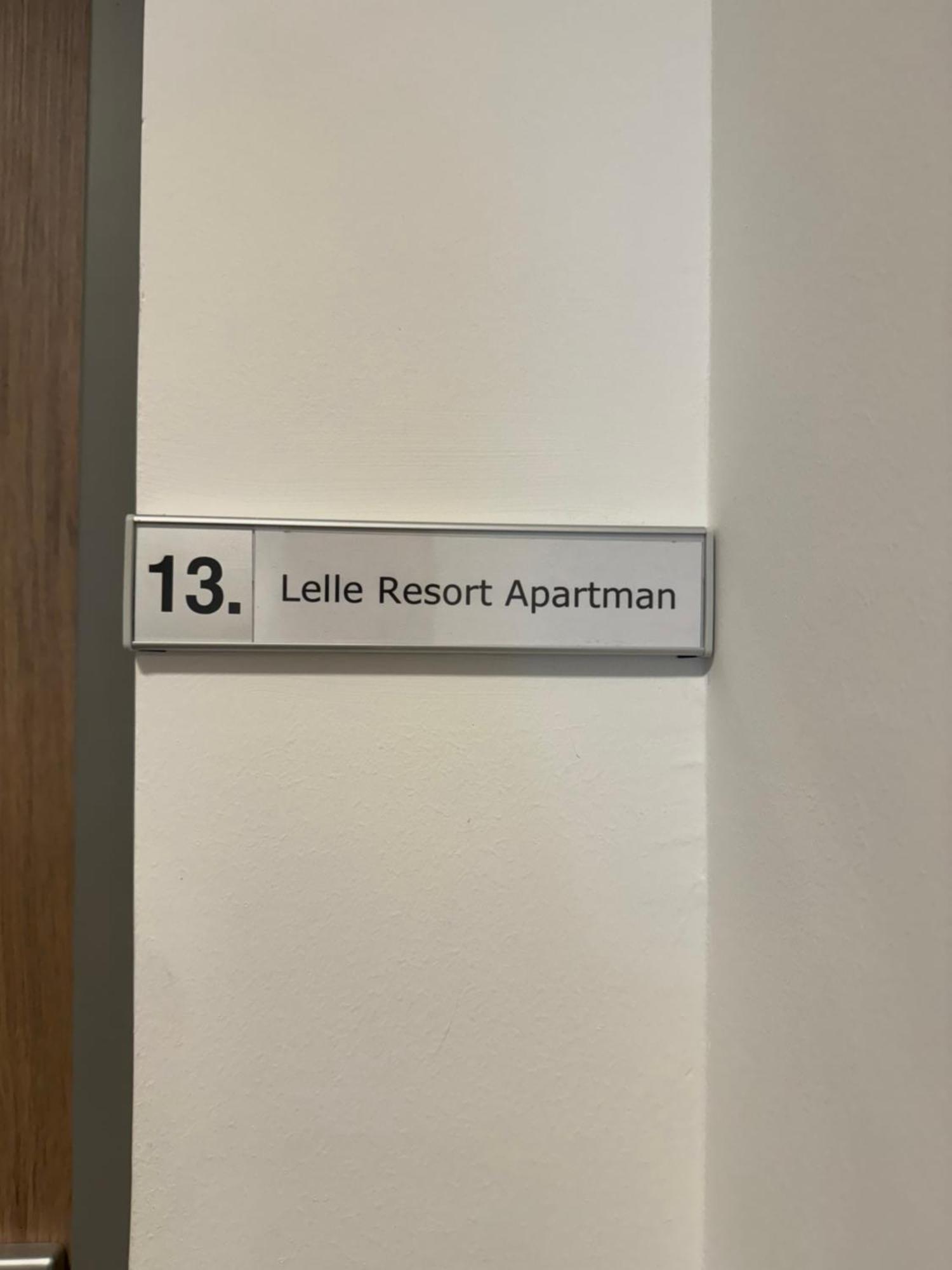 Lelle Resort Apartman Balatonlelle Dış mekan fotoğraf